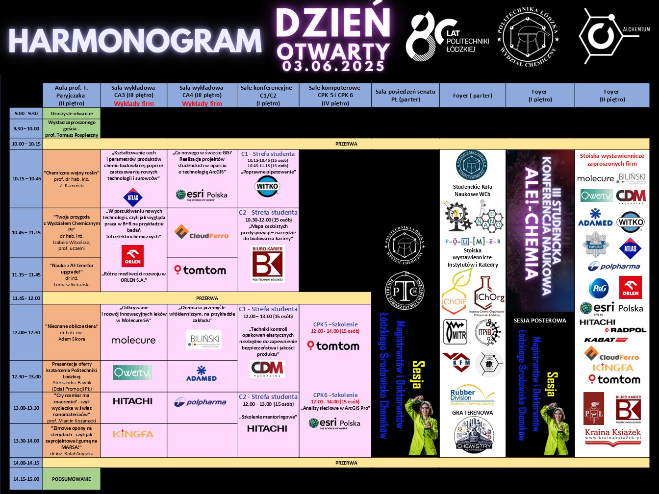 Harmonogram - IV Dzień Otwarty
