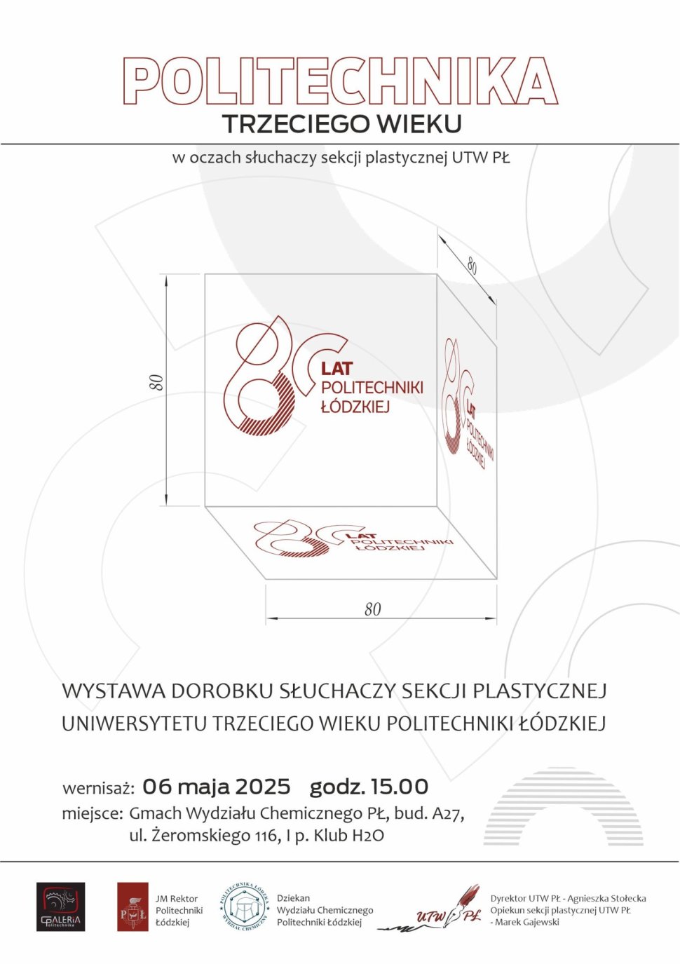 Zaproszenie na wernisaż UTW