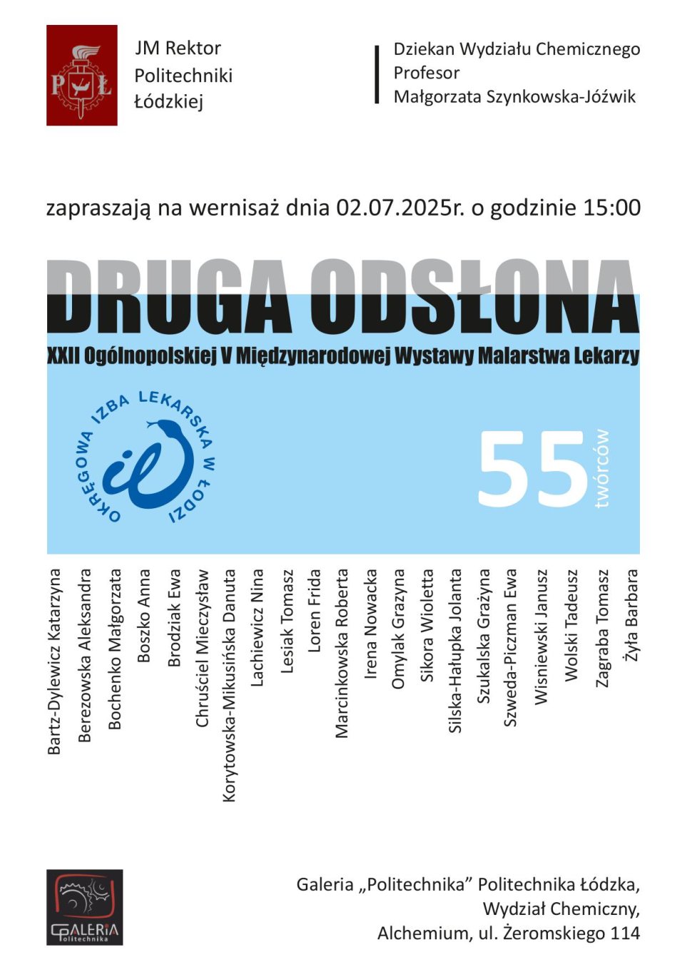 Zaproszenie na wernisaż 