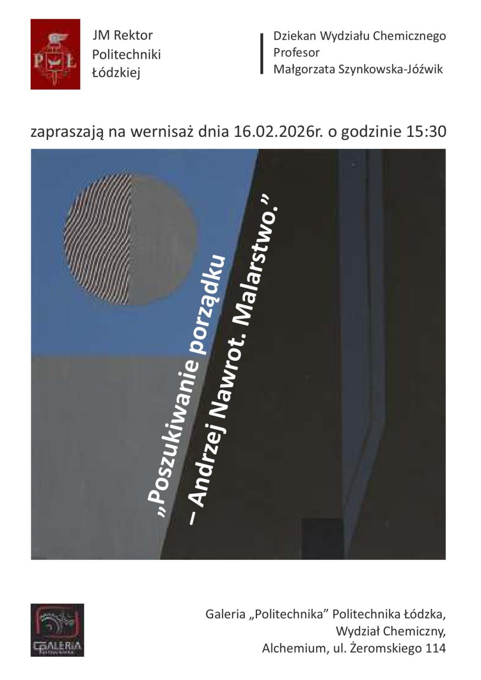 Zaproszenie na wernisaż 