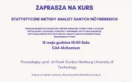 statystyczne metody analizy danych
